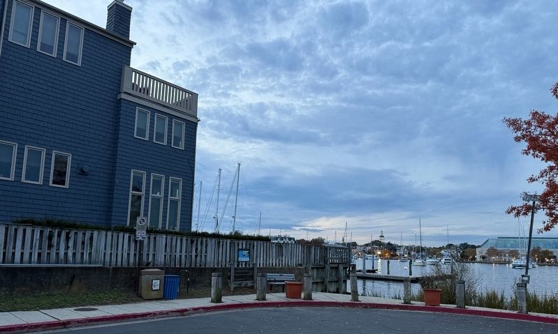 The northern end of First Street in Eastport image. Click for full size.