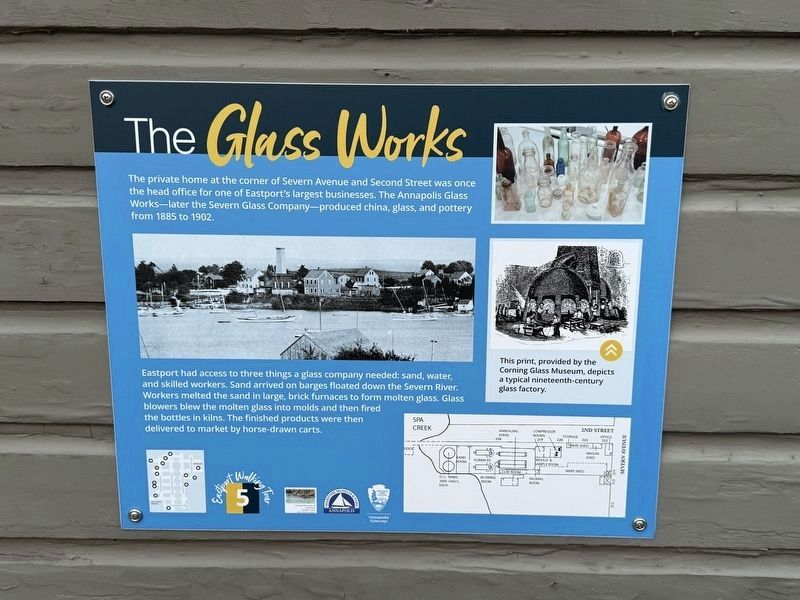The Glass Works Marker image. Click for full size.
