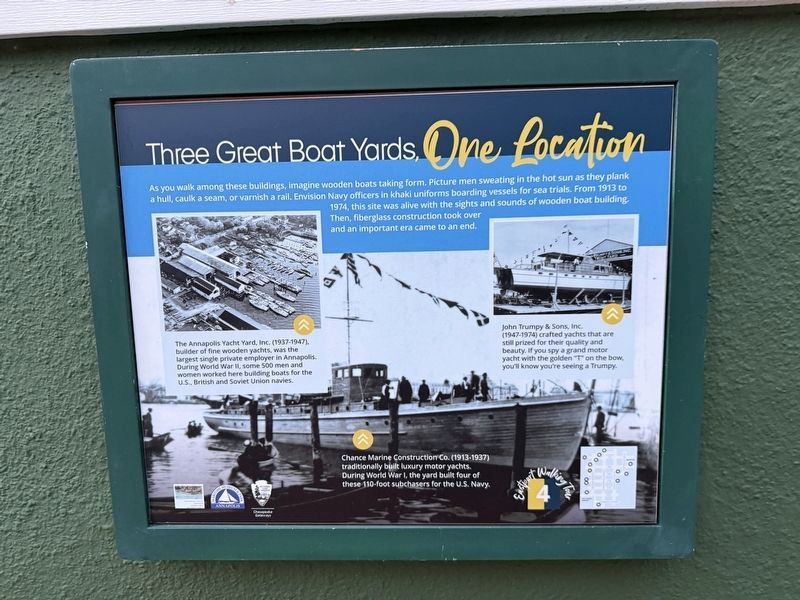 Three Great Boat Yards, One Location Marker image. Click for full size.