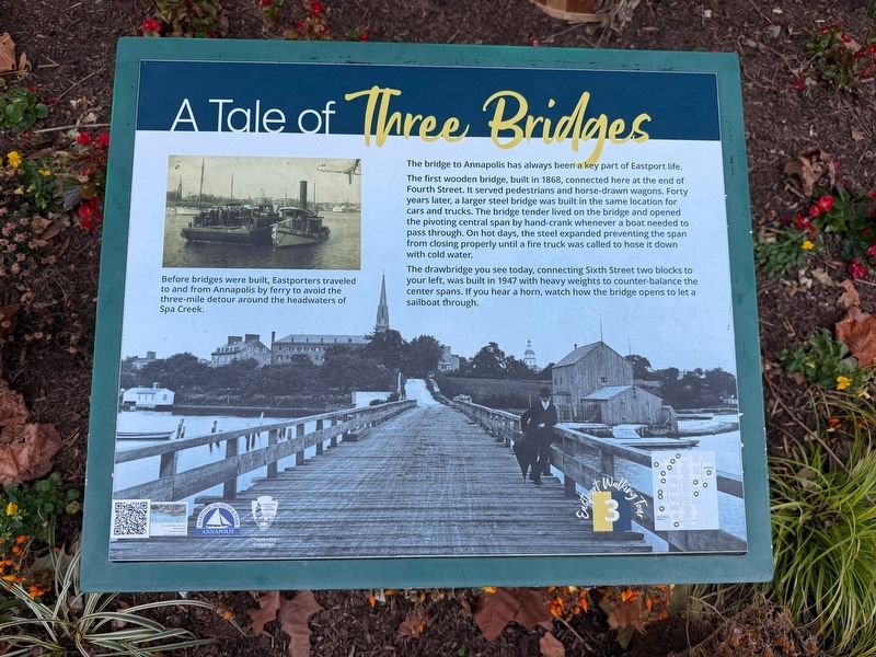 A Tale of Three Bridges Marker image. Click for full size.