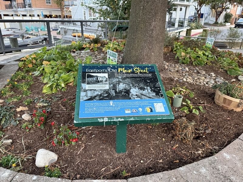 Eastport's Old Main Street Marker. Click for full size. Eastport's Old Main Street Marker image. Click for full size.