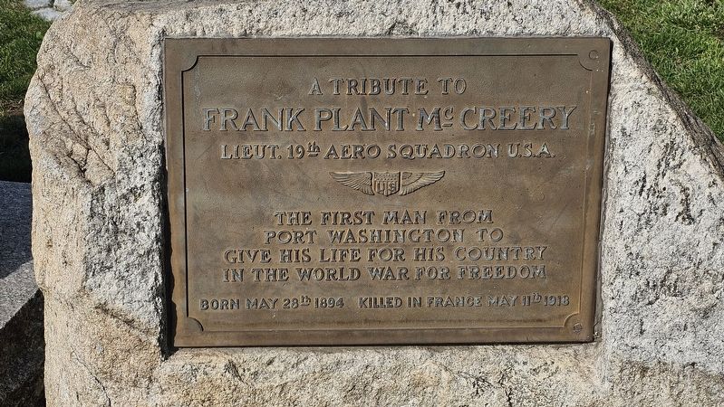 Frank Plant McCreery Marker image. Click for full size.
