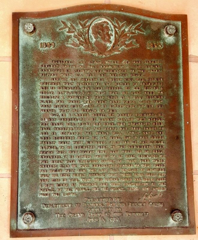 Gettysburg Address Marker image. Click for full size.