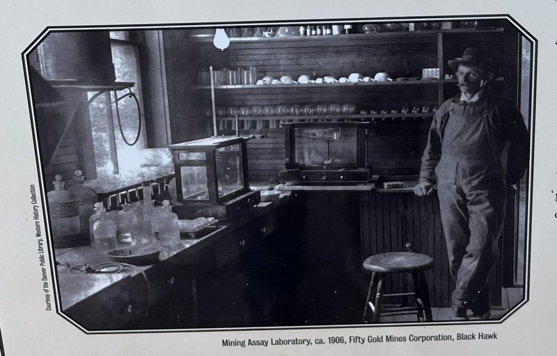 Mining Assay Lab Photo image. Click for full size.