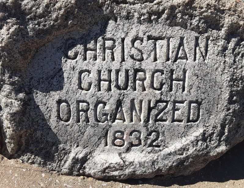 Christian Church Marker image. Click for full size.