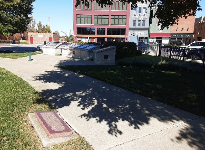 Sesquicentennial Time Capsule Marker image. Click for full size.
