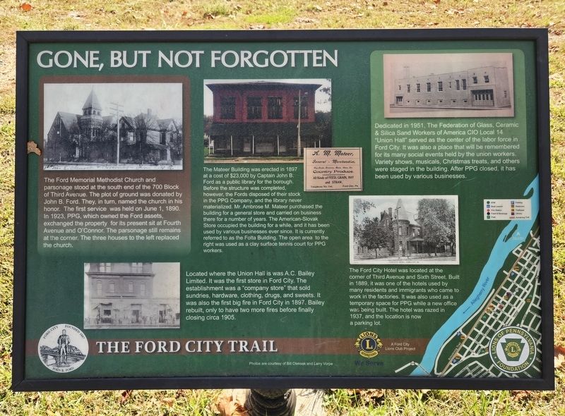 Gone, But Not Forgotten Marker image. Click for full size.