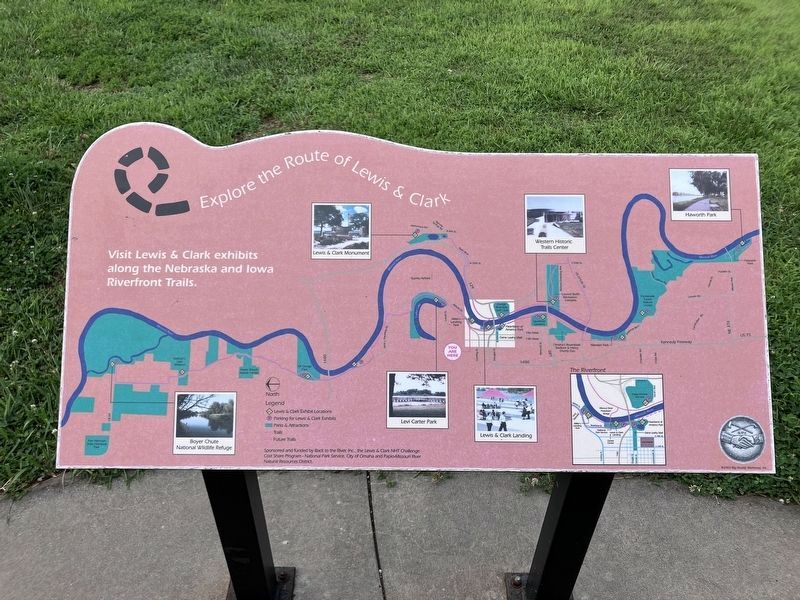 Explore the Route of Lewis & Clark Marker image. Click for full size.