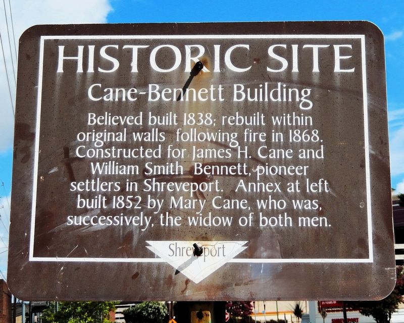 Cane-Bennett Building Marker image. Click for full size.