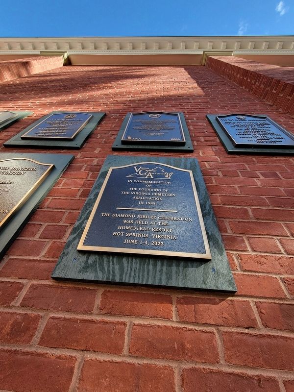 Virginia Cemetery Association Marker image. Click for full size.