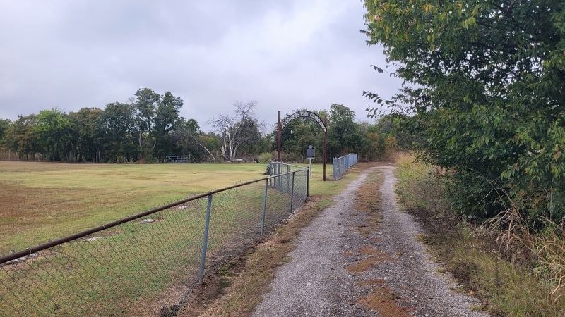 The road leading to the Journey's End Cemetery image. Click for full size.