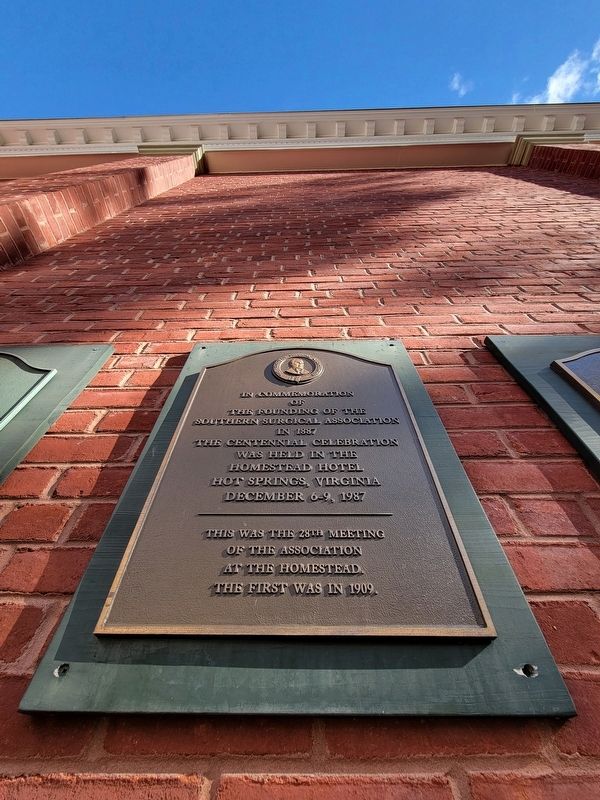 The Southern Surgical Association Marker image. Click for full size.
