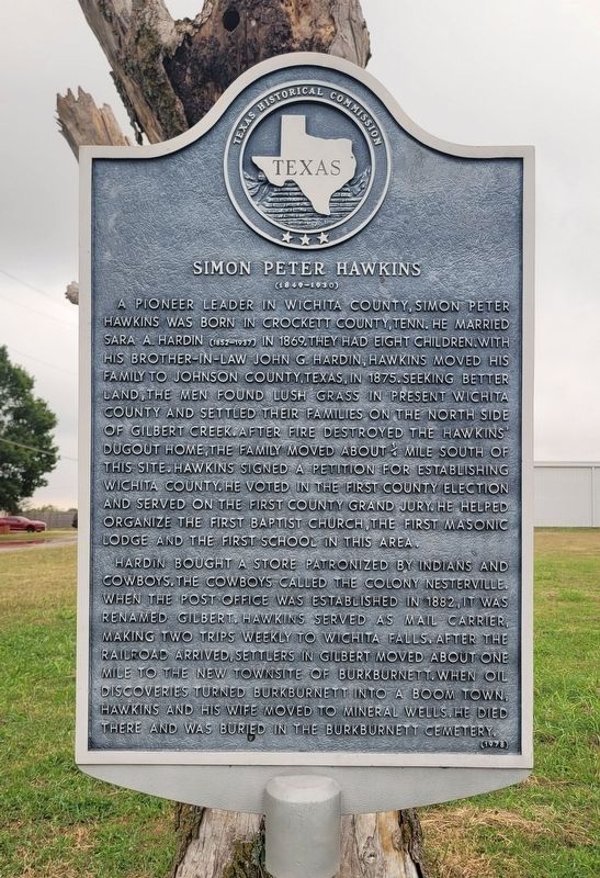 Simon Peter Hawkins Marker image. Click for full size.