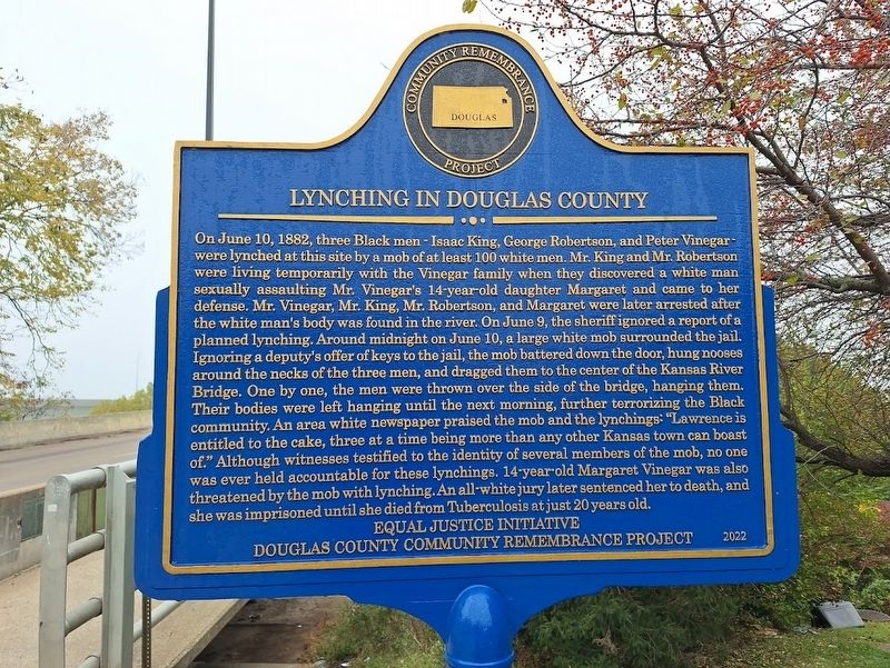 Lynching in America / Lynching in Douglas County Marker. Click for full size. Lynching in America / Lynching in Douglas County Marker image. Click for full size.