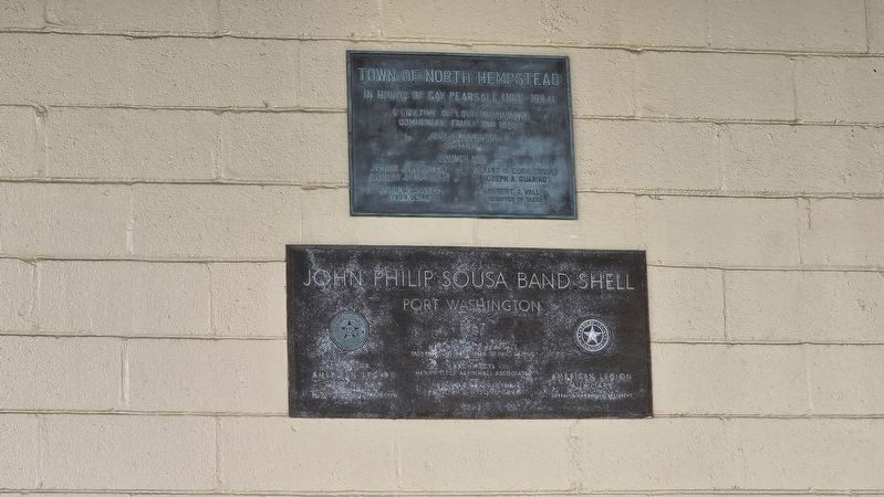 John Philip Sousa Bandshell Dedication image. Click for full size.