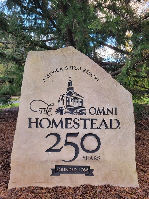 The Omni Homestead Marker. Click for full size. The Omni Homestead Marker image. Click for full size.