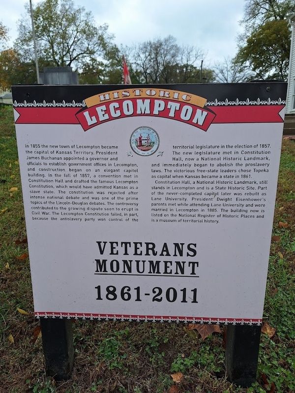 Veterans Monument Marker. Click for full size. Veterans Monument Marker image. Click for full size.