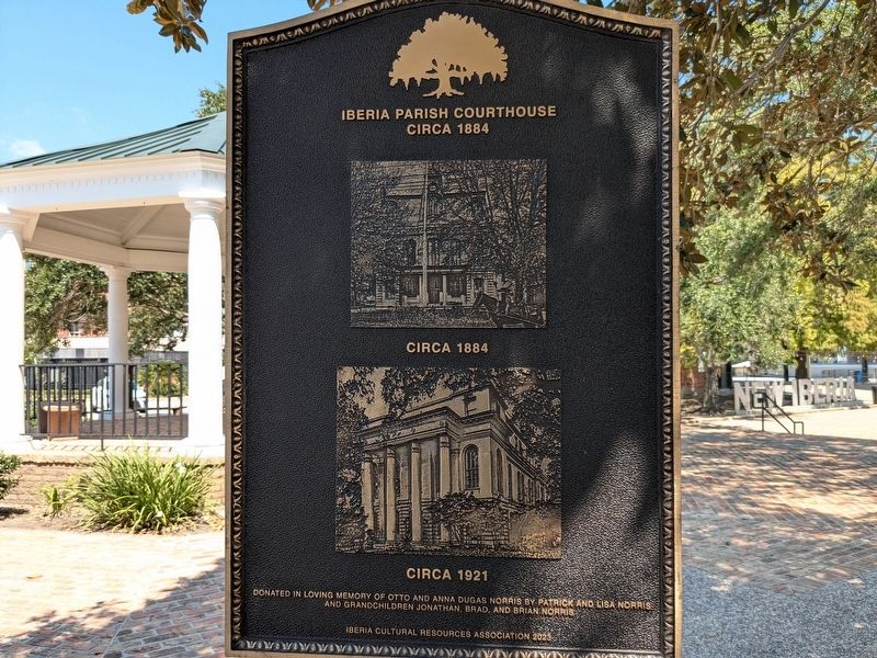 Iberia Parish Courthouse Marker image. Click for full size.
