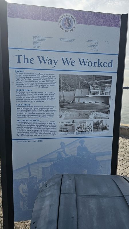 The Way We Worked side of marker image. Click for full size.