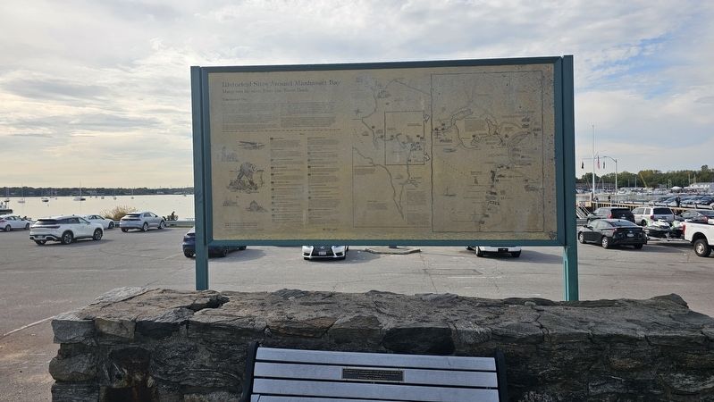 Historical Sites Around Manhasset Bay Marker image. Click for full size.