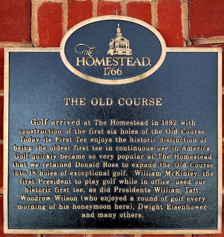 The Old Course Marker. Click for full size. The Old Course Marker image. Click for full size.