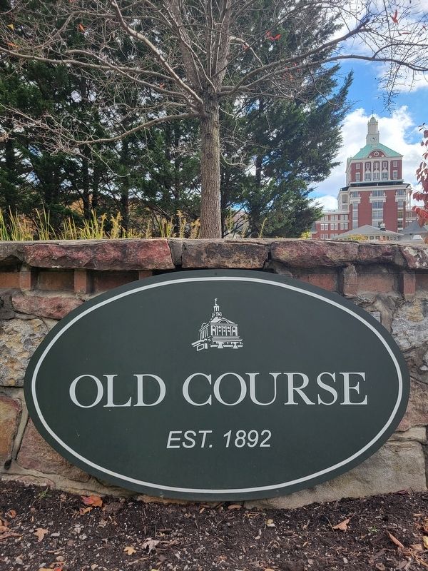 The Old Course Entry Sign. Click for full size. The Old Course Entry Sign image. Click for full size.