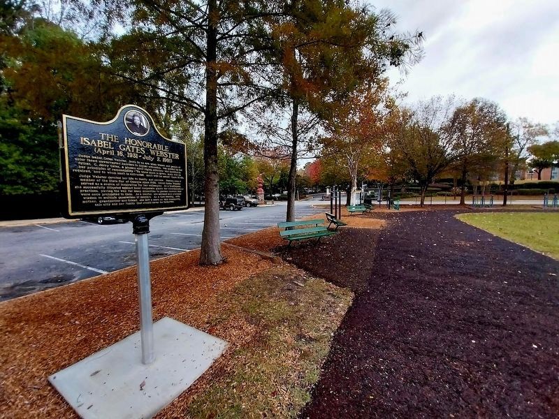 The Honorable Isabel Gates Webster Marker image. Click for full size.