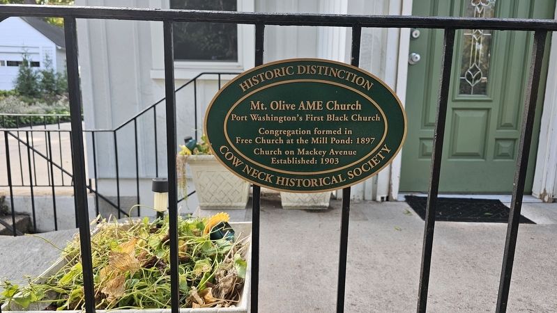 Mt. Olive AME Church Marker image. Click for full size.