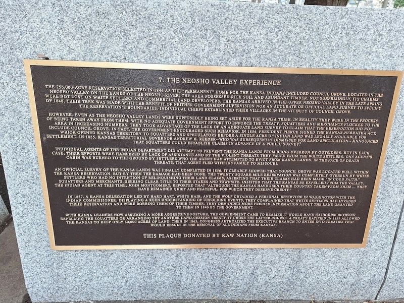 The Neosha Valley Experience Marker image. Click for full size.
