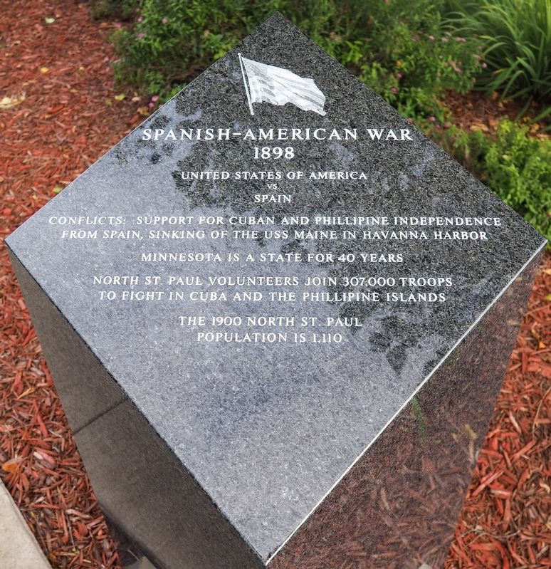 Spanish-American War Marker. Click for full size. Spanish-American War Marker image. Click for full size.
