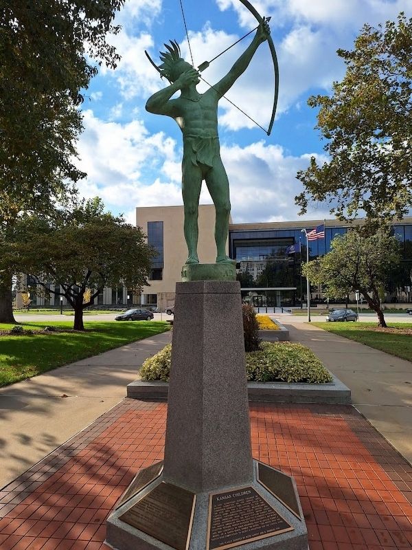 "Ad Astra" statue replica image. Click for full size.