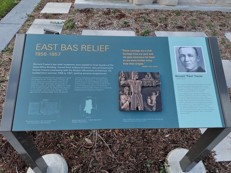 East Bas Relief Marker image. Click for full size.