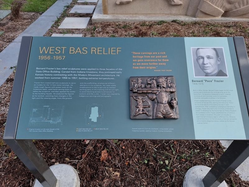 West Bas Relief Marker image. Click for full size.