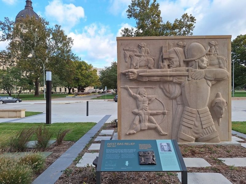West Bas Relief Marker image. Click for full size.