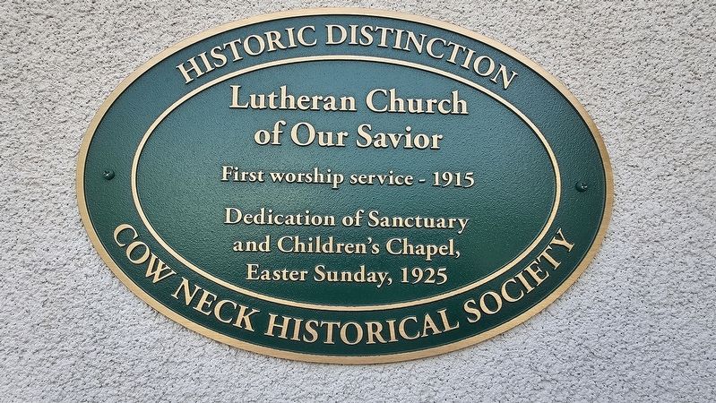 Lutheran Church of Our Savior Marker image. Click for full size.