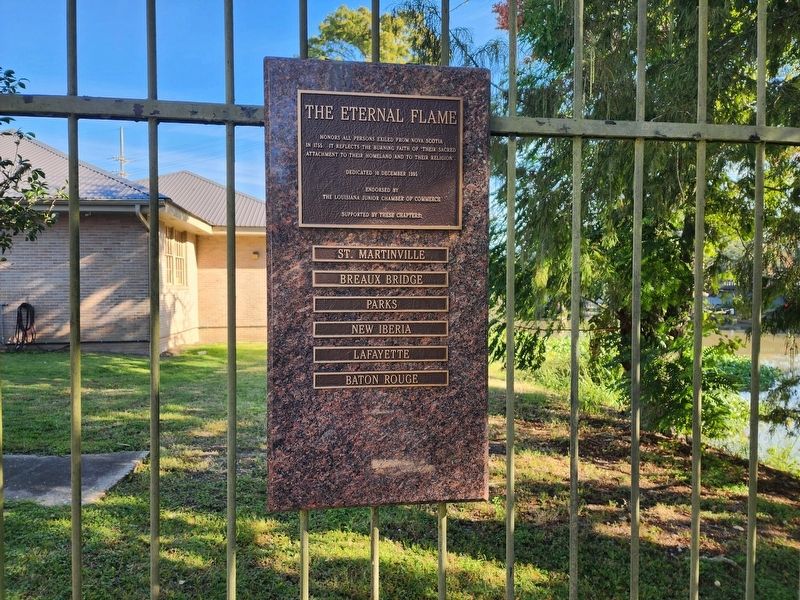The Eternal Flame Marker. Click for full size. The Eternal Flame Marker image. Click for full size.