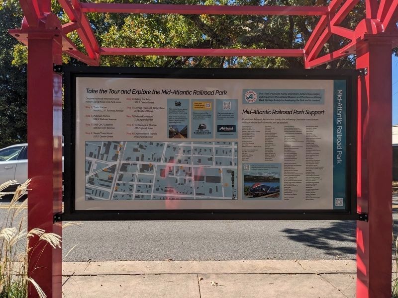 Mid-Atlantic Railroad Park Map. Click for full size. Mid-Atlantic Railroad Park Map image. Click for full size.