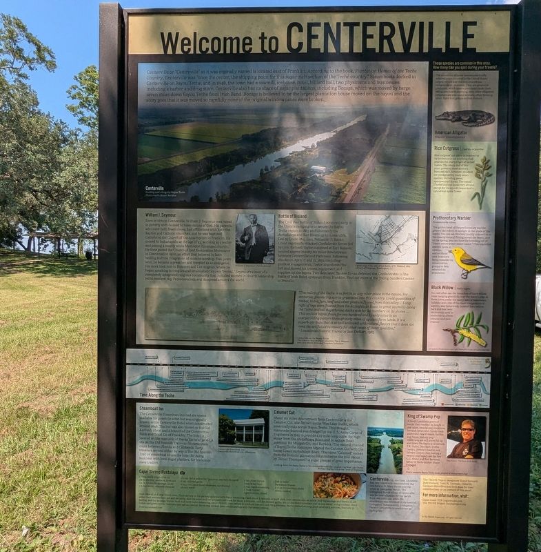 Welcome to Centerville Marker image. Click for full size.