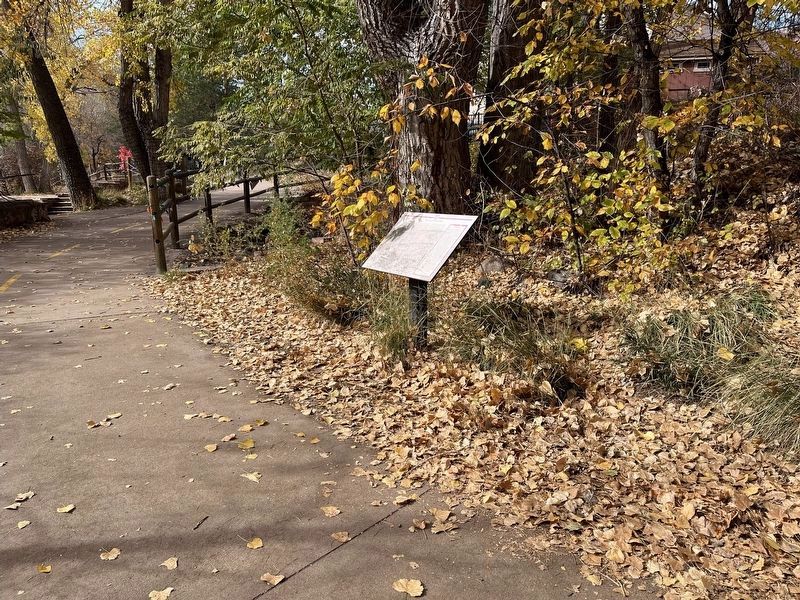 First Resident/Agriculturalist Marker Wide View image. Click for full size.