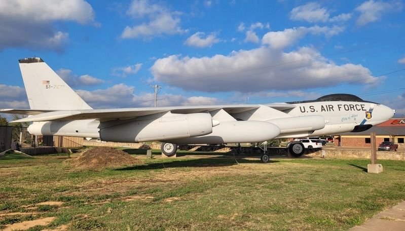 The City of Altus B-47 Bomber Marker image. Click for full size.