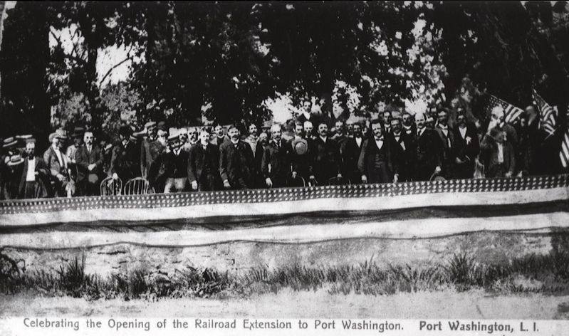 Railroad Extension to Port Washington, L.I. Opening Celebration, June, 1898 image. Click for full size.