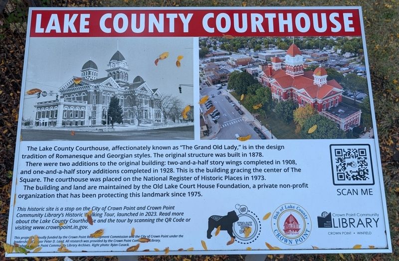 Lake County Courthouse Marker. Click for full size. Lake County Courthouse Marker image. Click for full size.