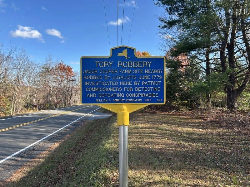 Tory Robbery Marker image. Click for full size.