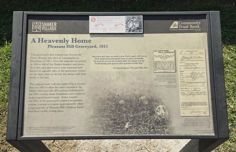 A Heavenly Home Marker. Click for full size. A Heavenly Home Marker image. Click for full size.