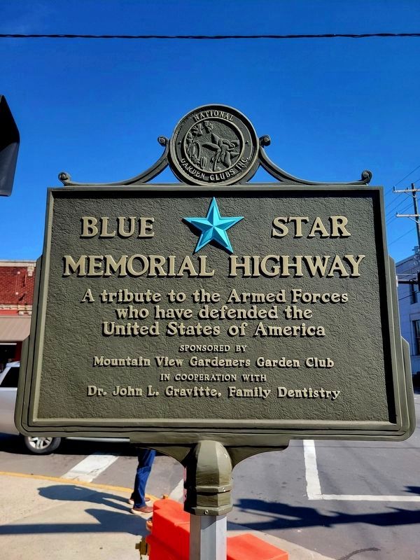 Blue Star Memorial Highway image. Click for full size.