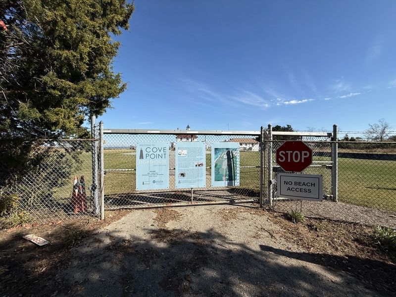 Welcome to Cove Point Lighthouse and Grounds Marker image. Click for full size.
