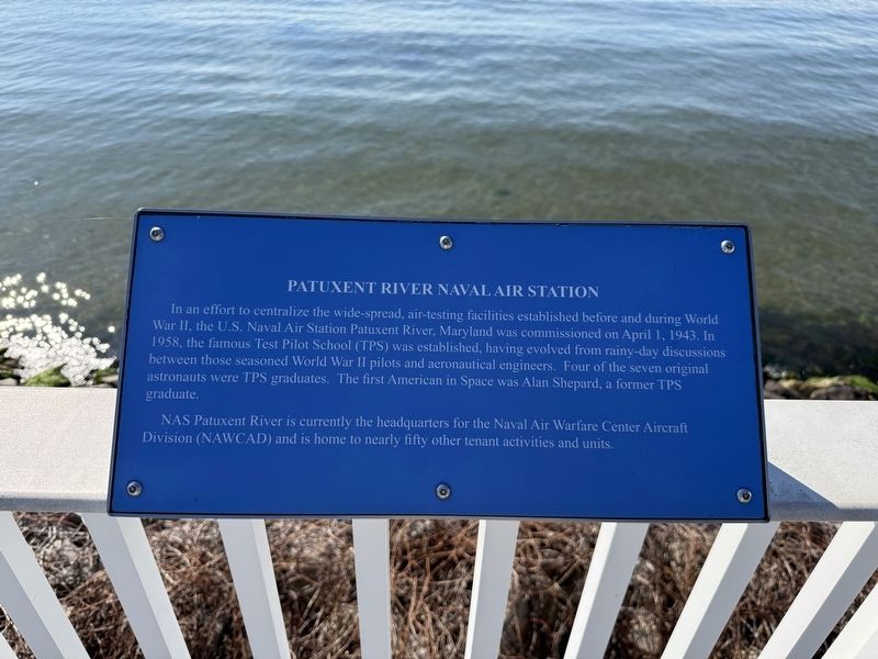 Patuxent River Naval Air Station Marker. Click for full size. Patuxent River Naval Air Station Marker image. Click for full size.
