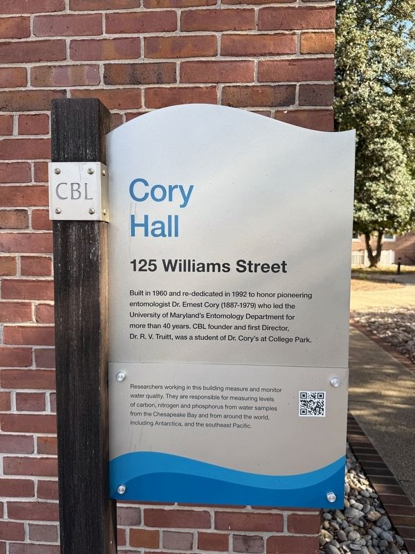 Cory Hall Marker. Click for full size. Cory Hall Marker image. Click for full size.