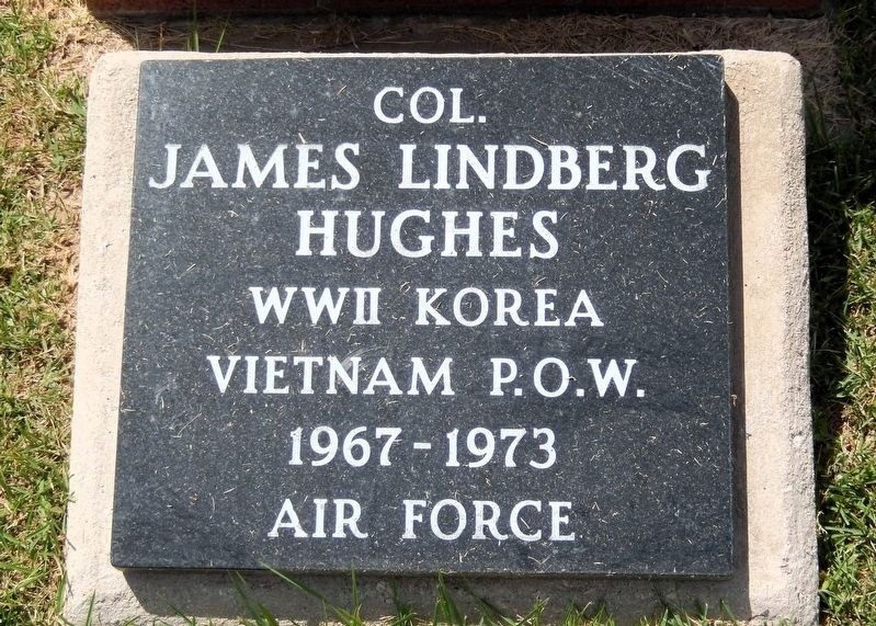 Col. James Lindberg Hughes Memorial. Click for full size. Col. James Lindberg Hughes Memorial image. Click for full size.