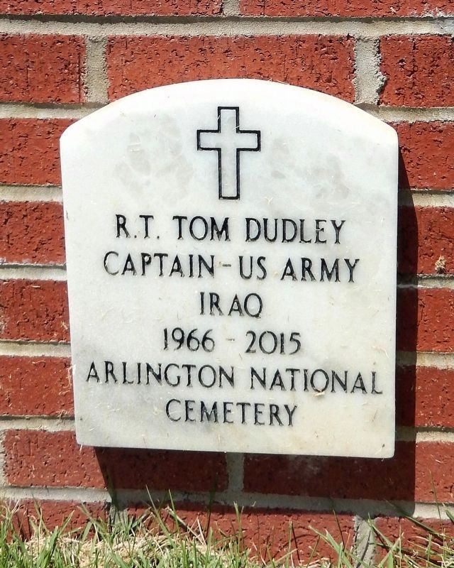 R. T. Tom Dudley Memorial. Click for full size. R. T. Tom Dudley Memorial image. Click for full size.